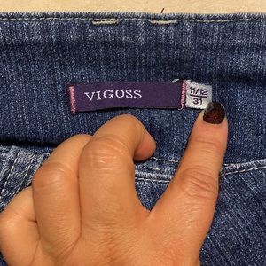 Vigoss womens blue jeans